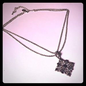 Cookie Lee silver pendant necklace